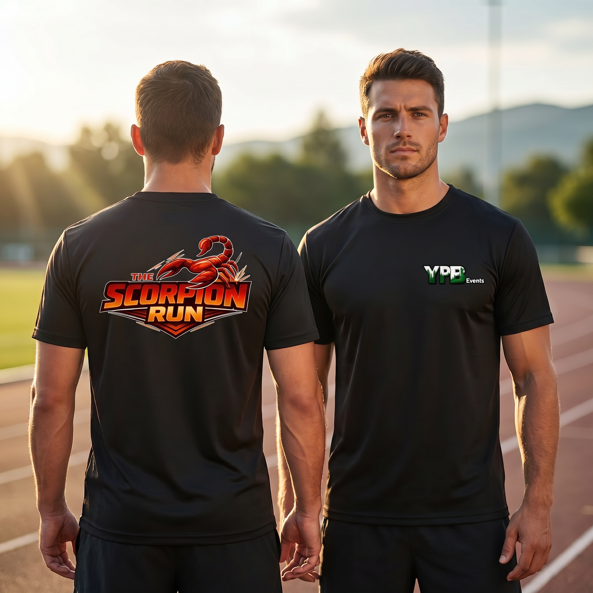 Scorpion Run - Mens Sports T-Shirt