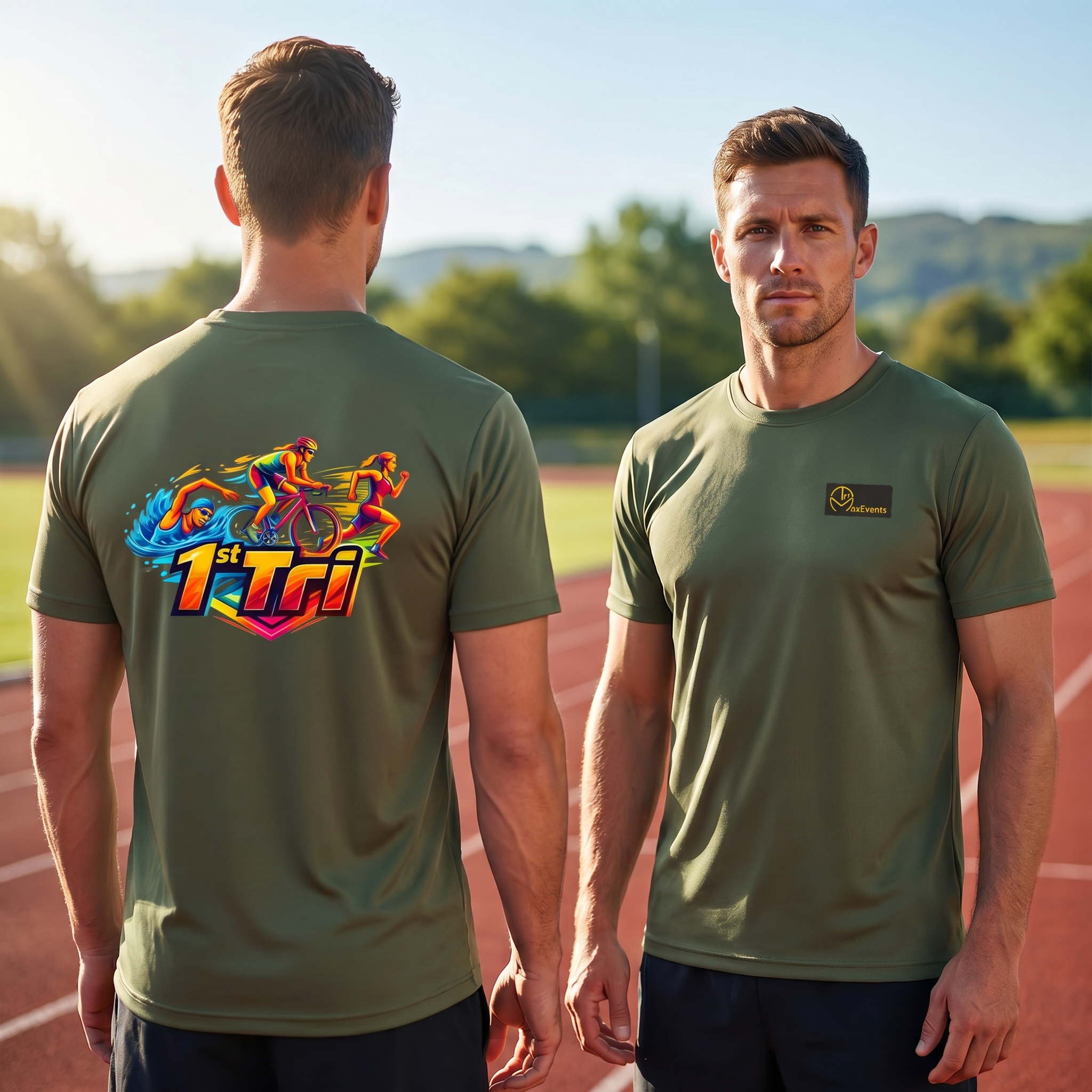 1st Tri - Mens Sports T-Shirt