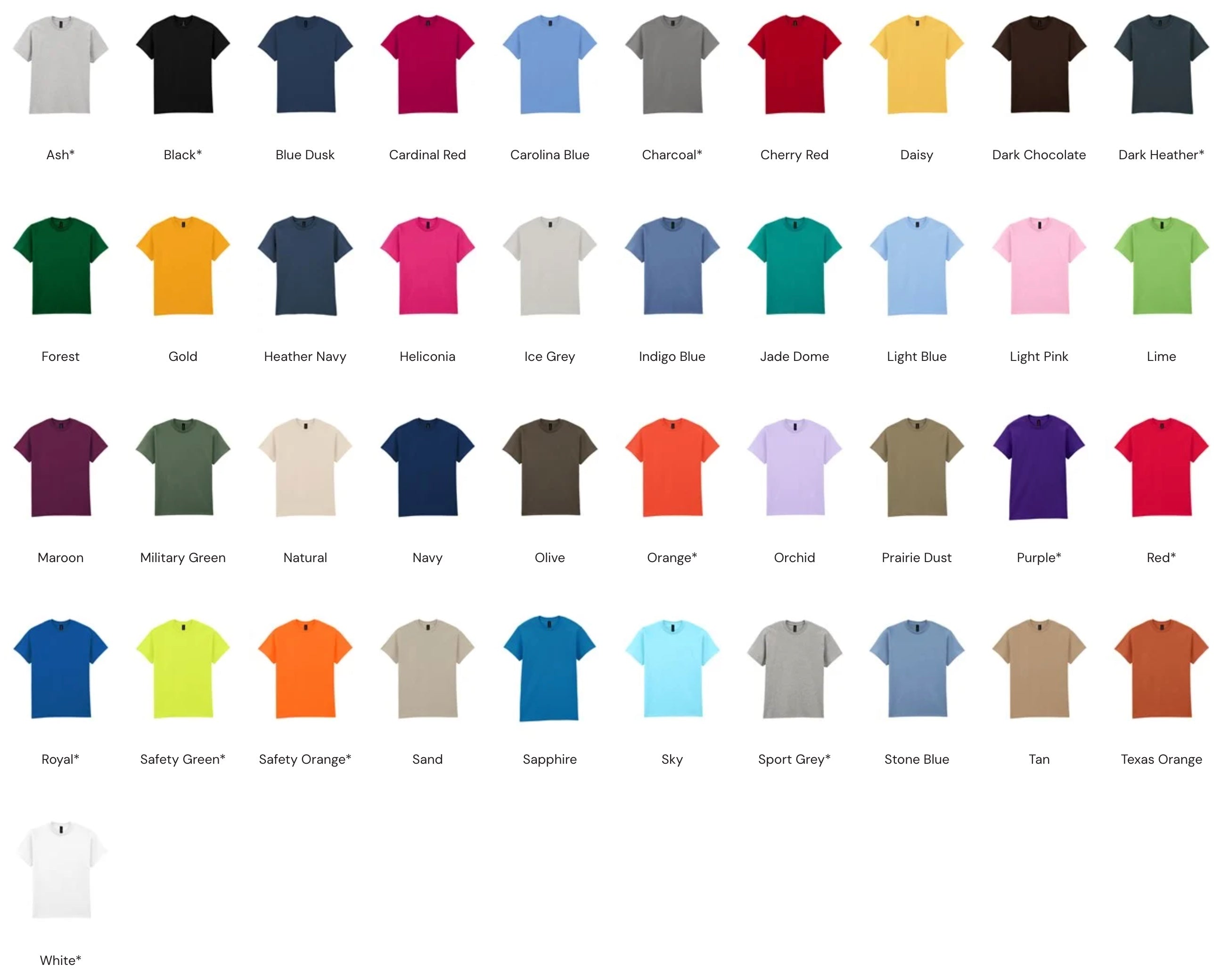 DS - Cotton T-Shirt Unisex GD002