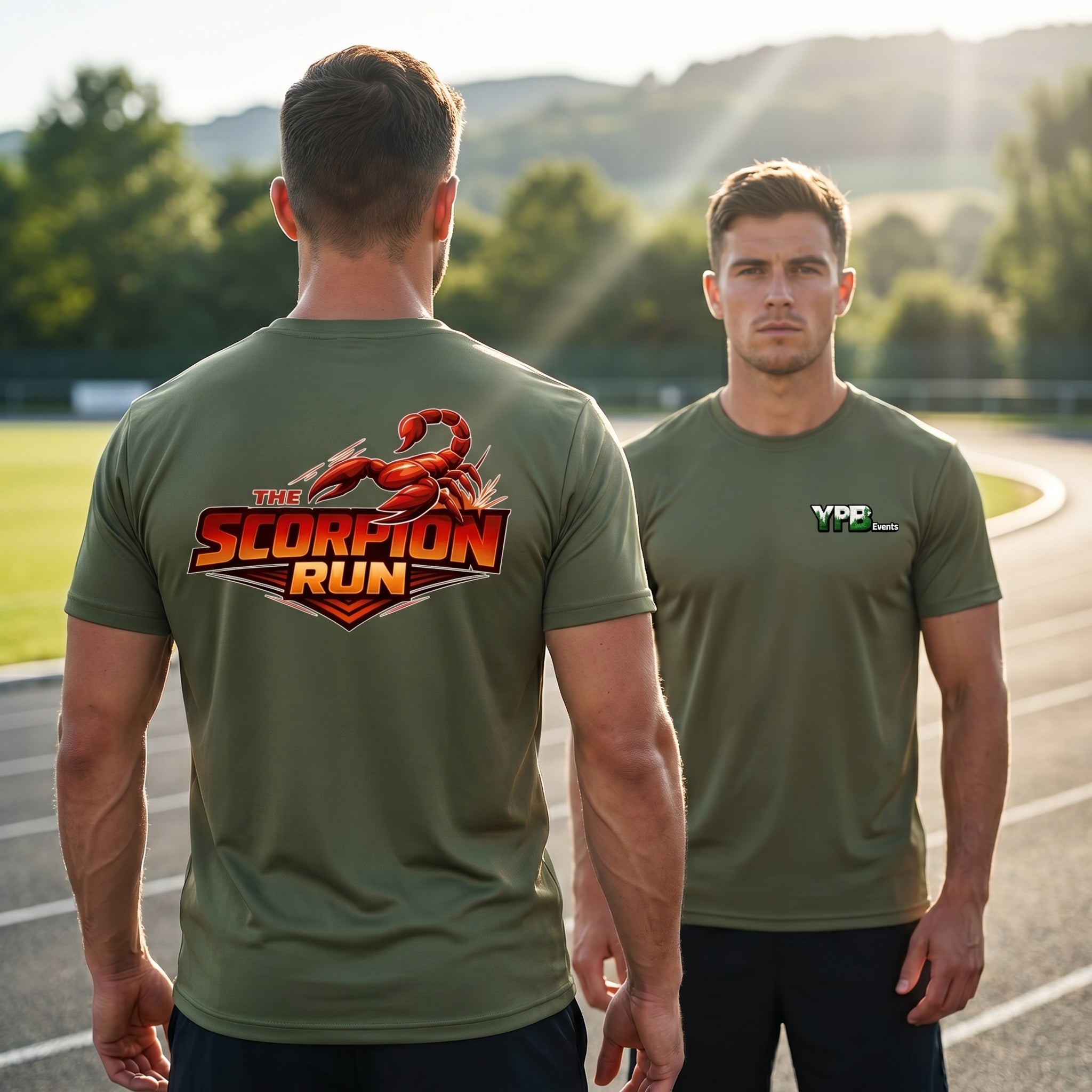 Scorpion Run - Mens Sports T-Shirt