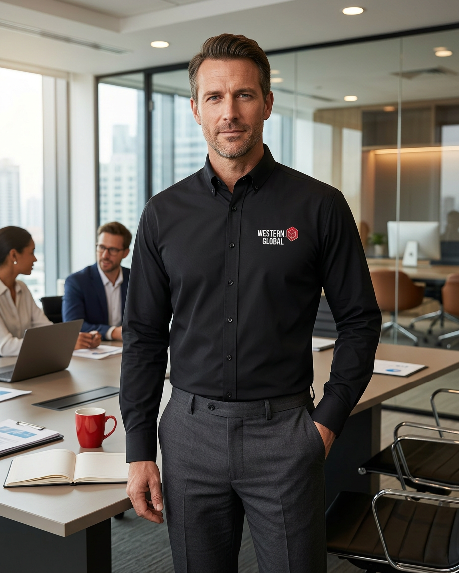 Western - Shirt Mens Long Sleeve - HB512