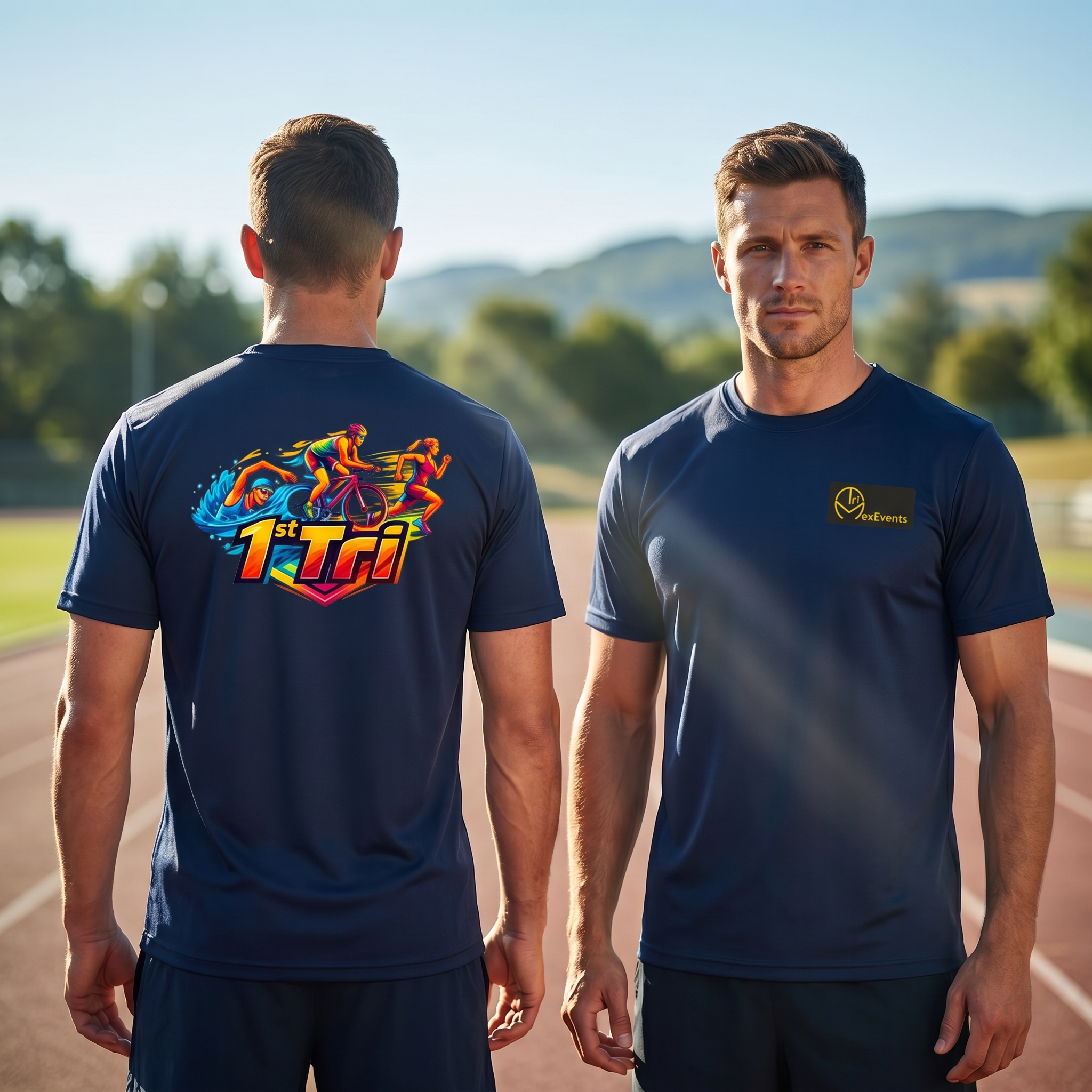 1st Tri - Mens Sports T-Shirt