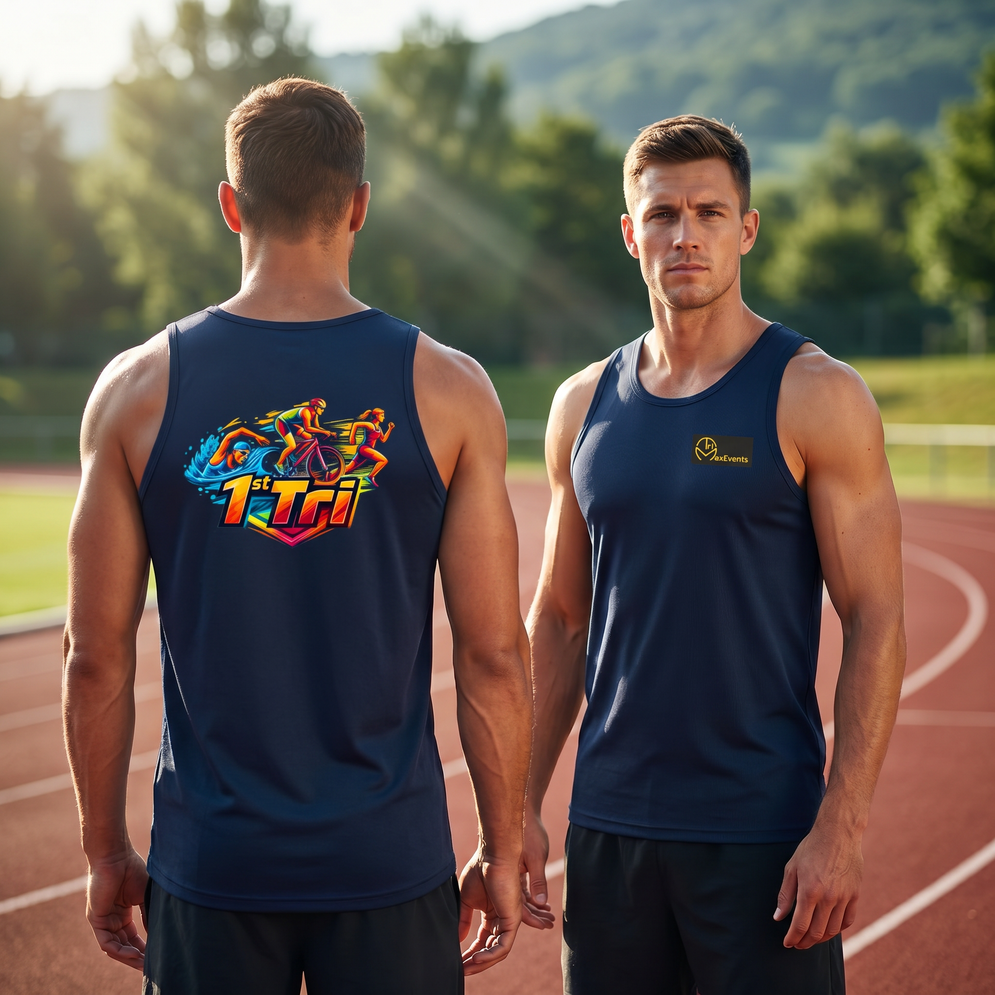 1st Tri - Mens Sports Vest